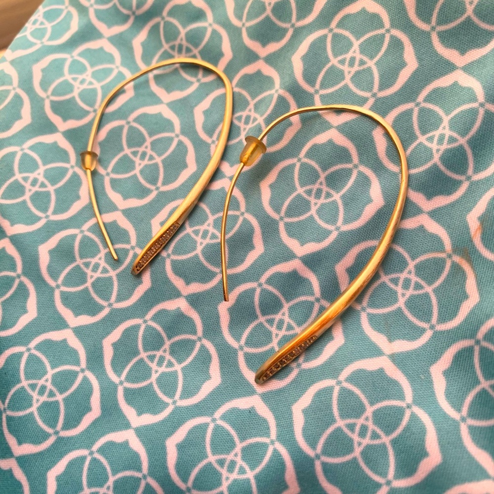 Kendra Scott gold earrings